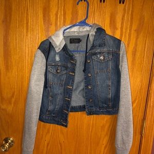 Jean Jacket with hood
